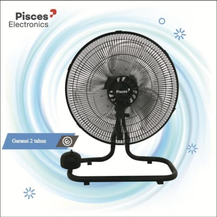 Pisces Metal Floor & Wall Fan MWF12: Kipas Multifungsi dengan Desain Kokoh dan Angin Kuat