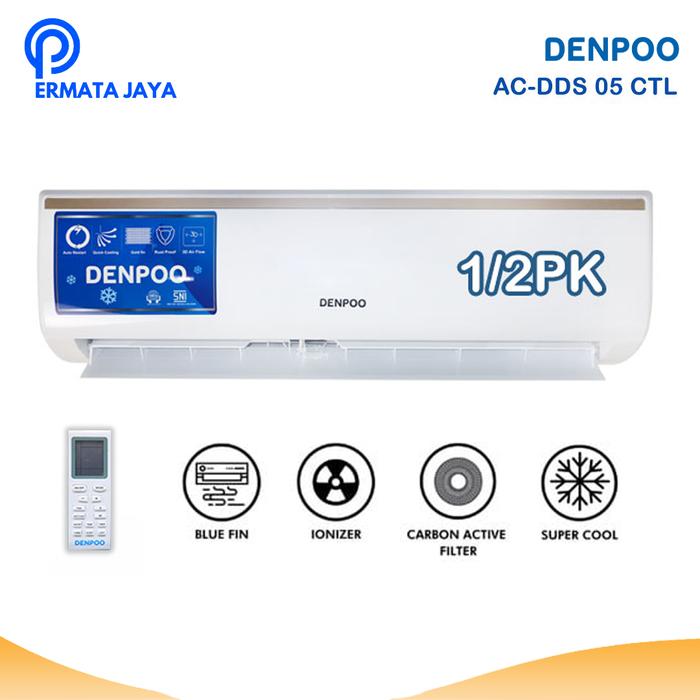 AC Split Platinum Series 1/2 PK Denpoo DDS 05 CTL – Unit Only: Pilihan Tepat untuk Kesejukan Ruangan Anda