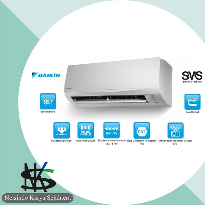 AC Split Wall Daikin 0,5 PK FTC 15 NV 14: Solusi Pendinginan Efisien untuk Ruangan Kecil