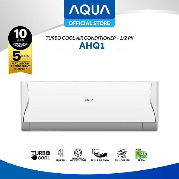 AC Terbaik AQUA 1.5 PK Standard | AQA-KCR12FQAL2: Pilihan Tepat untuk Kenyamanan Rumah Anda