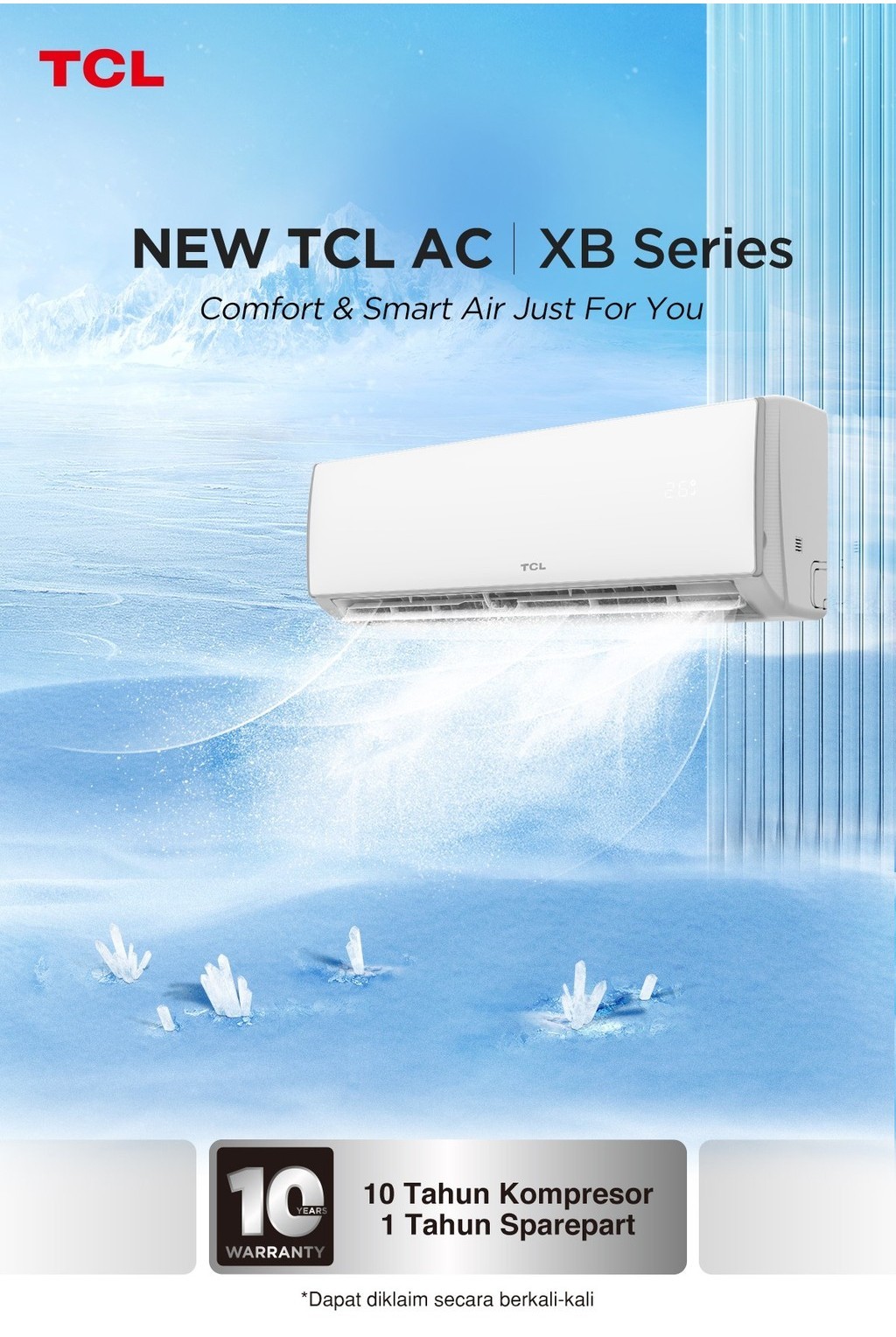 TCL AC TAC 05 CSD/XBS 0.5 PK: Pilihan Tepat untuk Pendinginan Efisien dan Hemat Energi