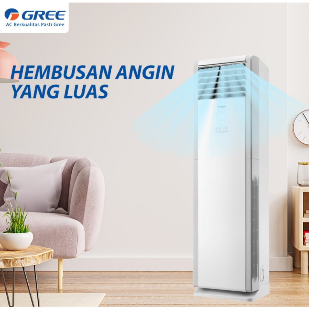 AC Floor Standing Gree 3PK (1 Phase): Kesejukan Maksimal untuk Ruangan Besar