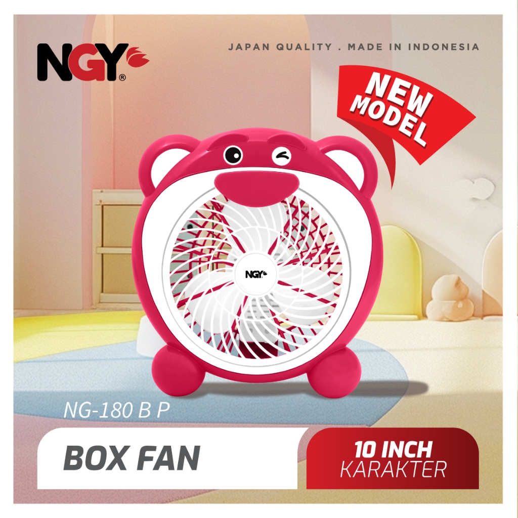 Kipas Angin Karakter NGY NG-180: Kesejukan dan Keunikan dalam Satu Produk
