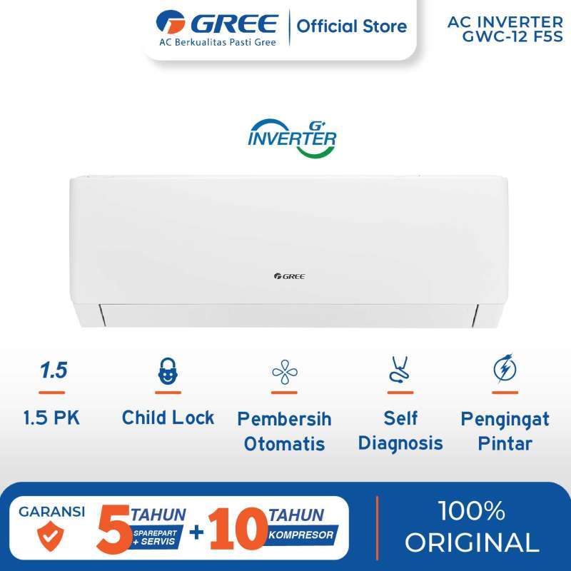 GREE GWC-12F5S: AC Inverter 1.5 PK Terbaik untuk Hemat Energi