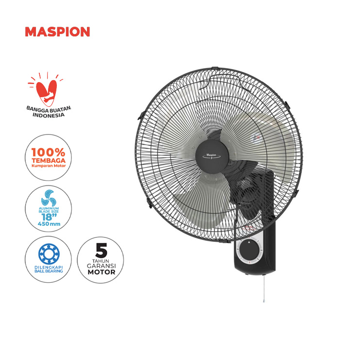 Kipas Angin Dinding Maspion PW-1809 W: Pilihan Terbaik untuk Pendinginan