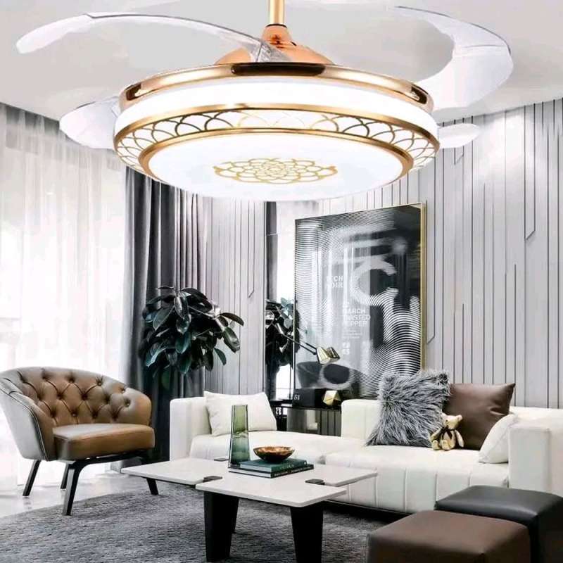 Kipas Angin Gantung LED LEUTCHER 48 Inch LCH-28 Terbaik