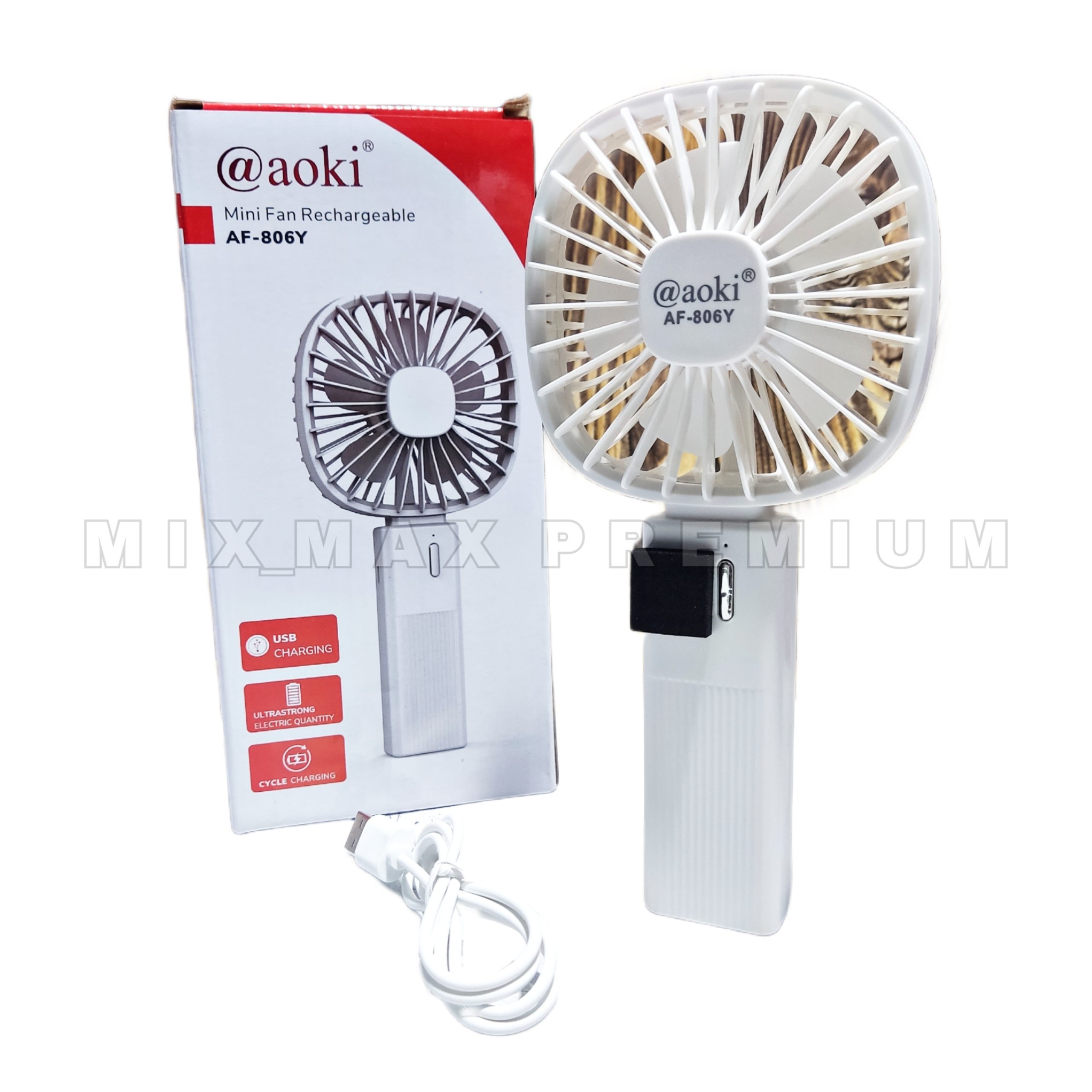 Kipas AOKI Emergency USB Charger AF-806Y, Solusi Praktis dan Cepat