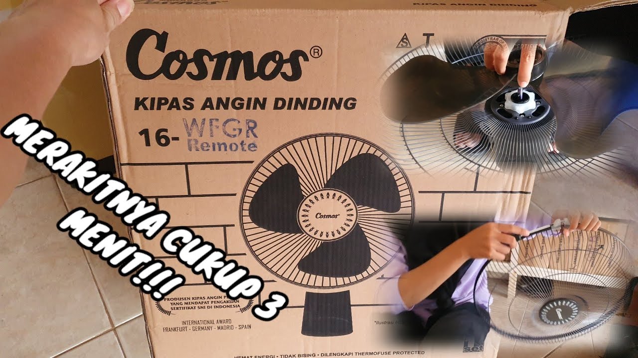 Review Kipas Angin Cosmos® Electronic Fan ｜ 16-WFGR