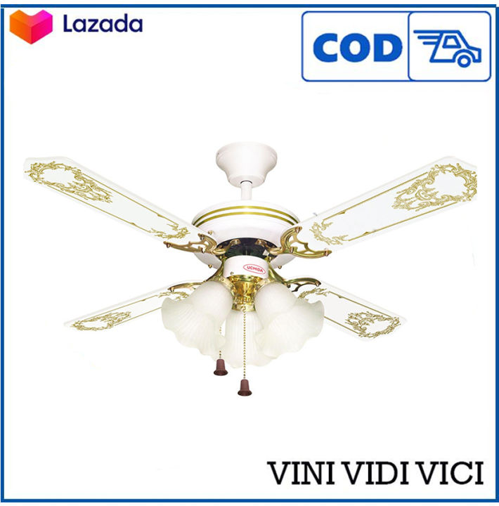Review Kipas Angin Maspion Uchida Ceiling Fan MCF42-203 WH