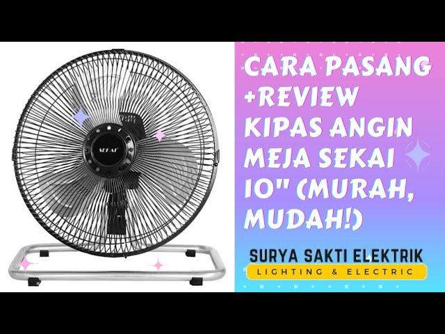 Review Kipas Angin SEKAI Kipas Angin 2in1 HFN-1060