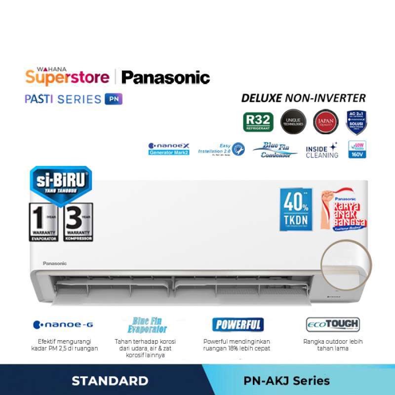 Ulasan AC Terbaik Panasonic Deluxe Standard 2 in 1 (AC + Air Purifier) CS/CU-PN5AKJ