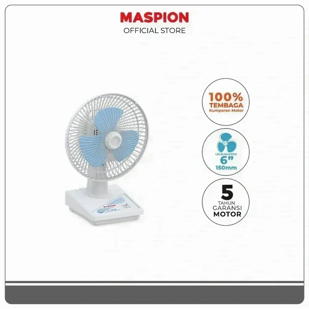 Kipas Maspion F-15 DA: Pilihan Terbaik Desk Fan 6 Inch