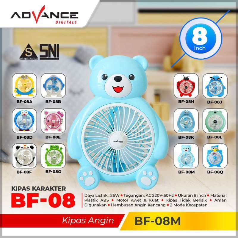 Kipas Mini Karakter BF-08: Pilihan Terbaik dari Advance Kipas Angin