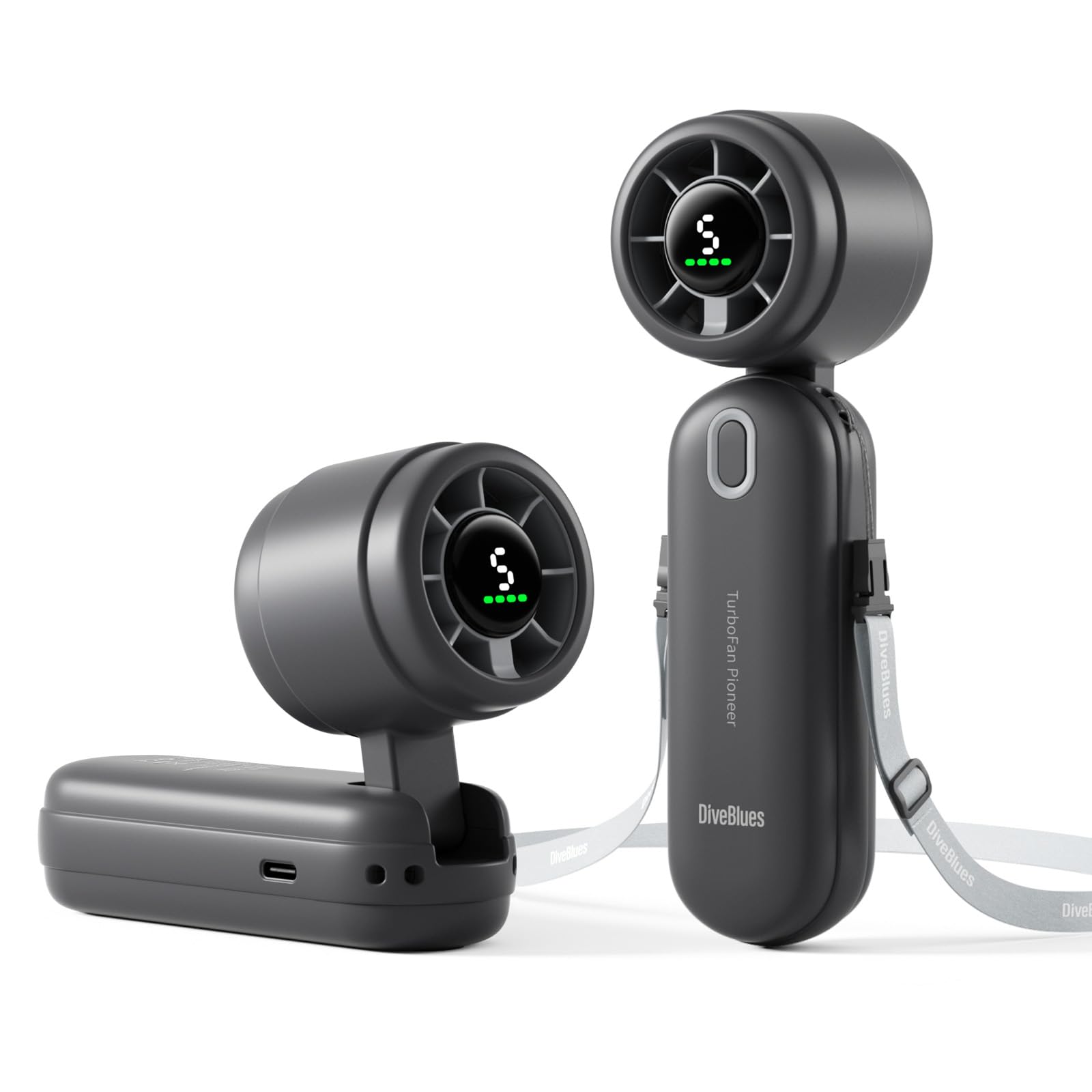 Kipas Portable Diveblues AF-808Y Mini High-Speed untuk Praktis