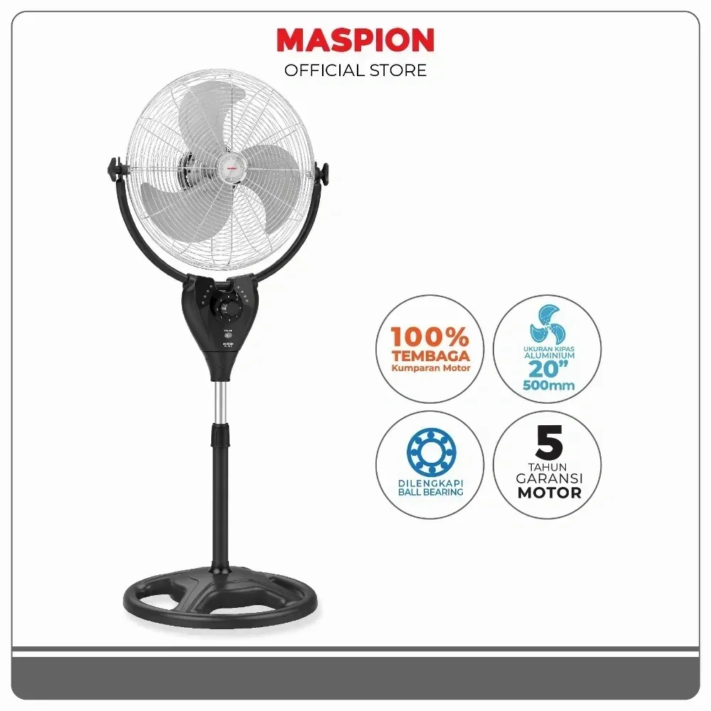 Kipas Stand Maspion PW-507 S: Kinerja Handal dan Desain Modern