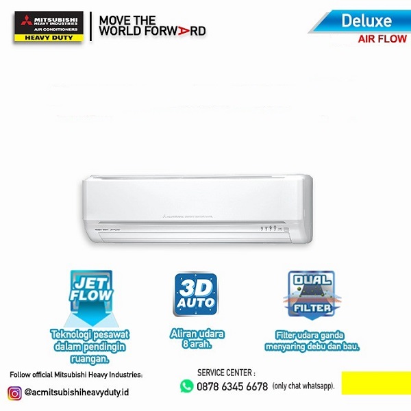 Review AC Mitsubishi Heavy Industries 1,5 PK Deluxe SRK13CRS-S3