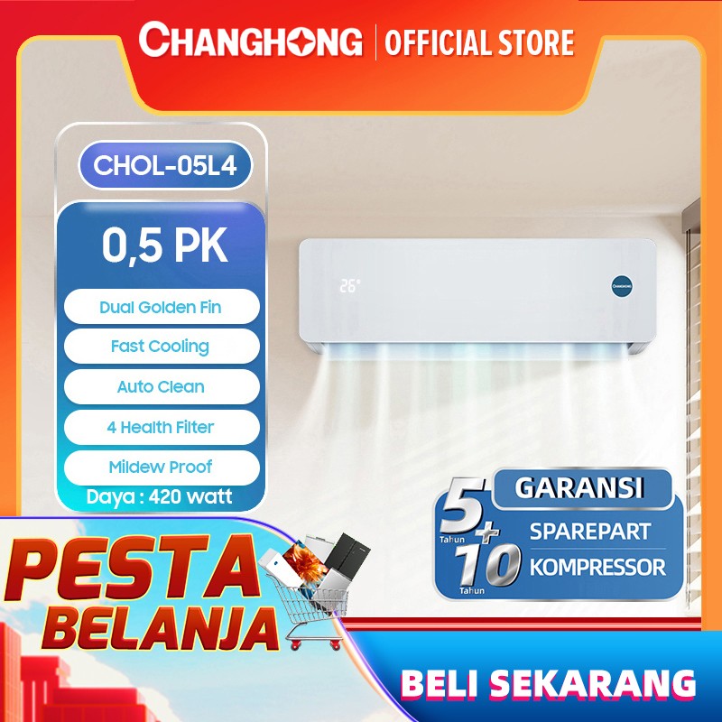 AC 1/2 PK Terbaik Changhong CHOL-05L4: Pilihan Standar dan Berkualitas