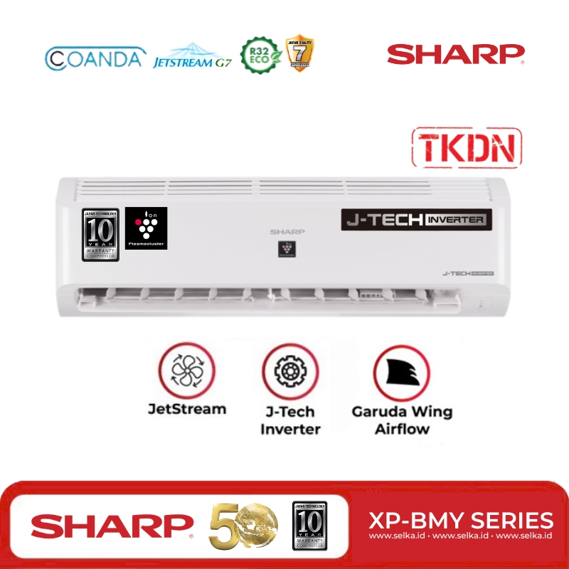 AC Inverter SHARP BMY Series 0,5 PK AH-XP6BMY Terbaik