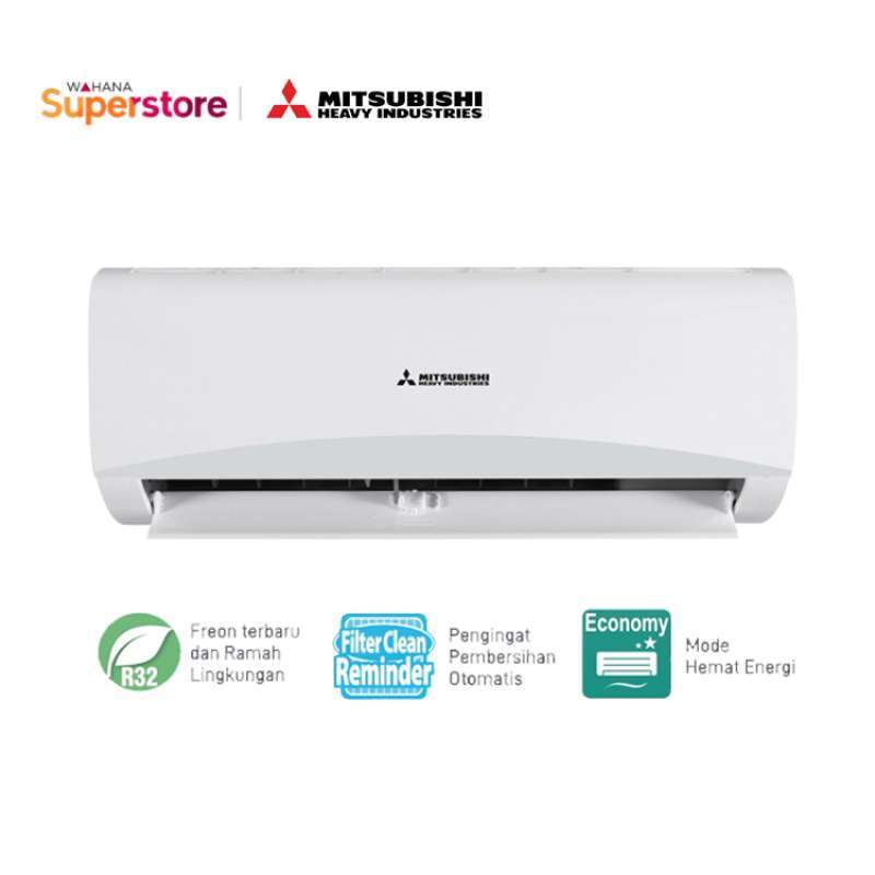AC Mitsubishi Heavy Industries 1 PK R32 SRK09CXP-W3, Hemat Energi