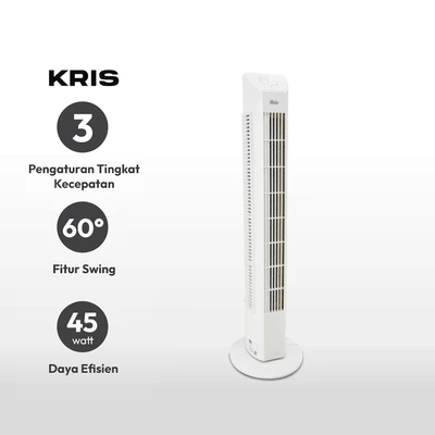 Kipas Angin AZKO Kris 45 Watt Berdiri: Desain dan Spesifikasi