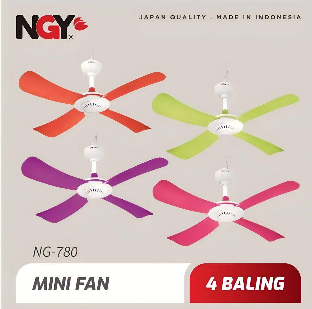 Kipas Gantung Nagoya Mini Fan NG-780: Desain Ringan dan Efisien