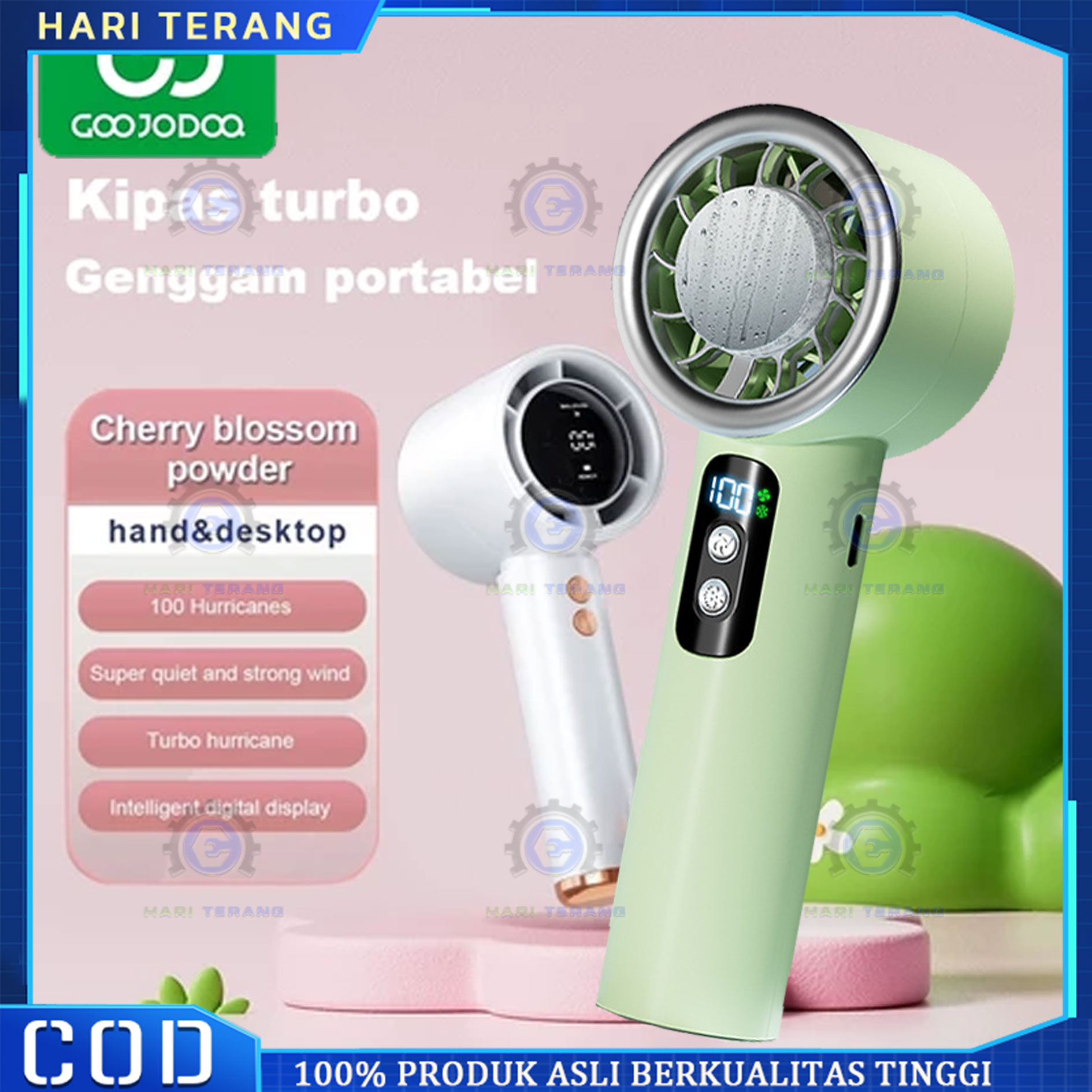 Kipas GOOJODOQ GFS006 High-Speed 100 Gear: Pilihan Terbaik
