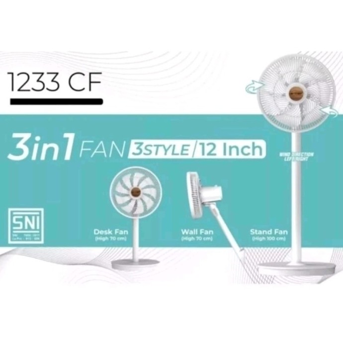 Kipas Mitochiba Fan 3in1 Aero Blade 1233CF: Pilihan Terbaik