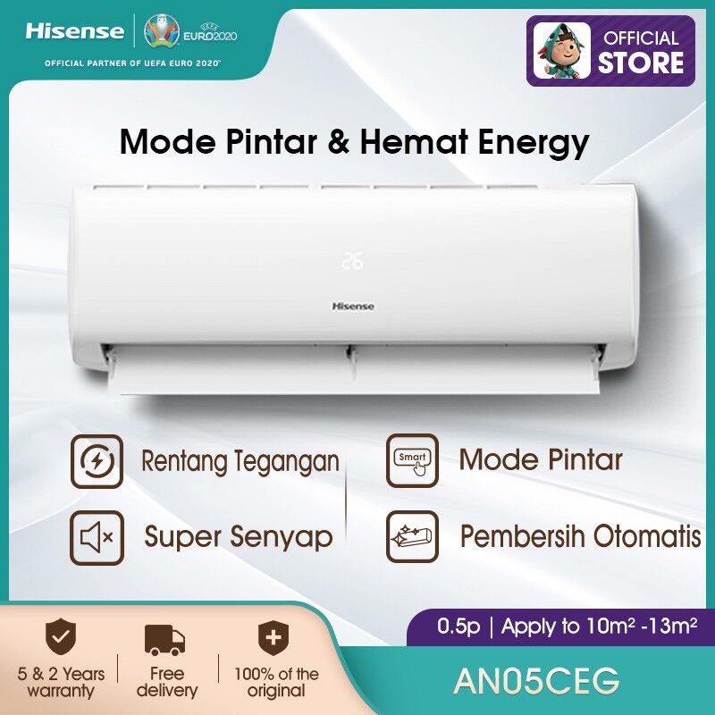 Review AC Hisense AN05CEG 0.5 PK: Kinerja dan Fitur Terbaik