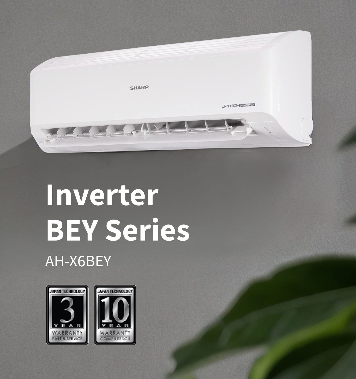 AC SHARP BEY Series Inverter AH-X6BEY: Pilihan Terbaik untuk Dingin Optimal
