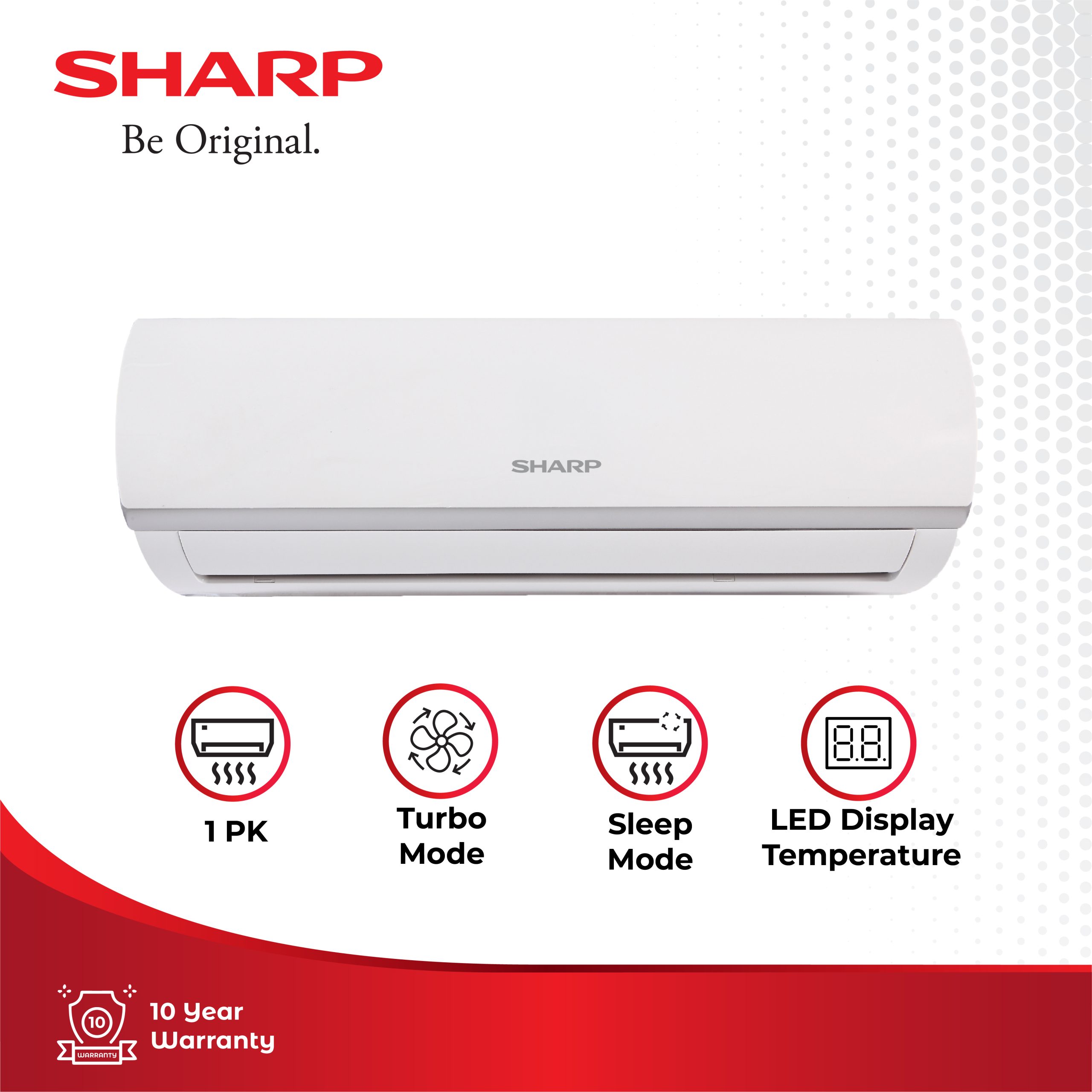 AC Split Sharp 1 PK AH-A9ZCY: Pendingin Ruangan Efisien dan Modern