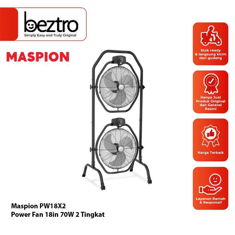 Kipas Maspion Power Fan PW-18X2: Pilihan Terbaik Untuk Pendinginan