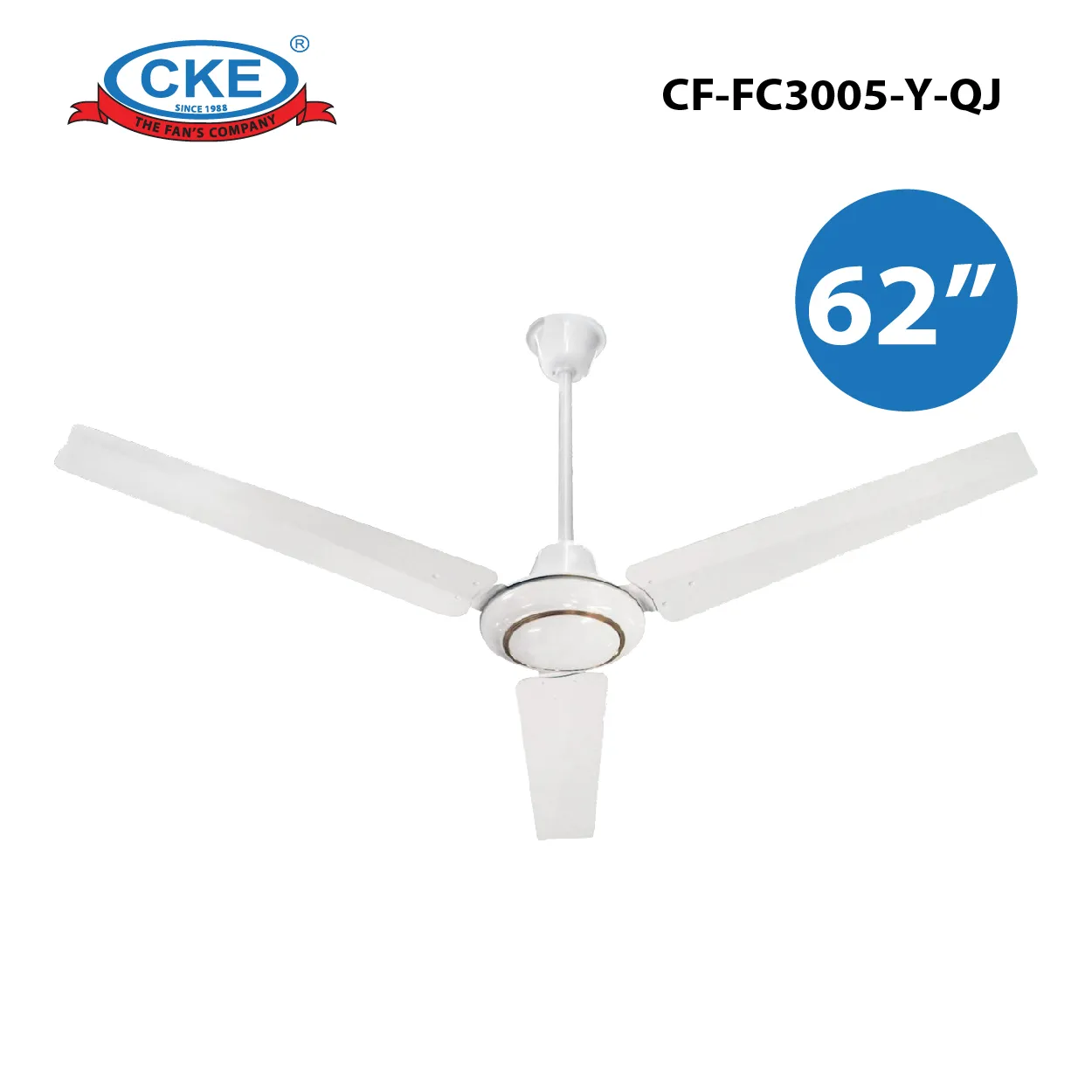 Kipas CKE Ceiling Fan 62 Inch CF-FC3005-Y-QJ: Pilihan Terbaik
