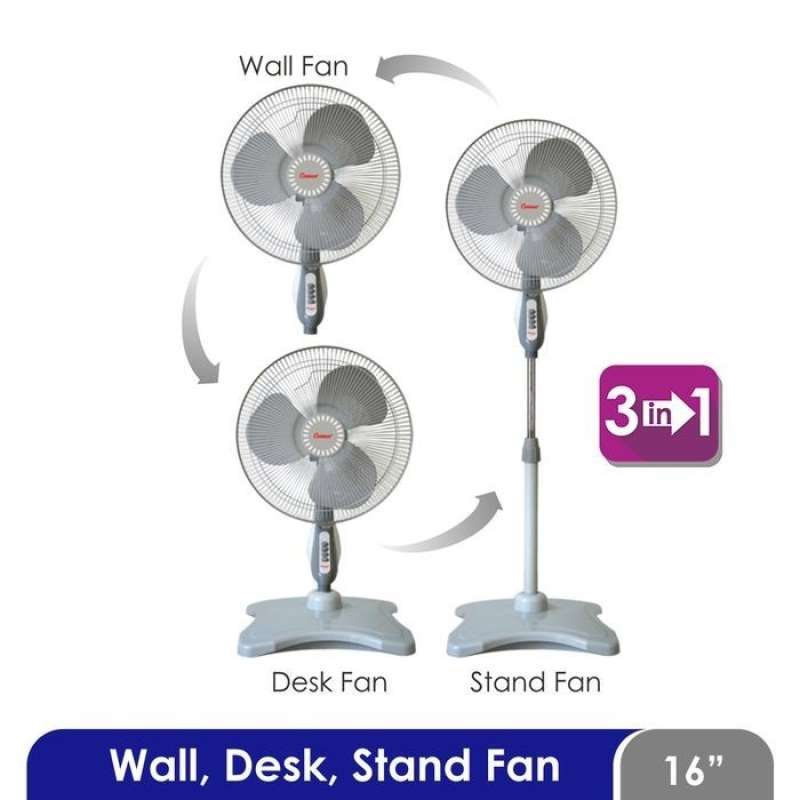 Kipas Cosmos Desk Wall Stand 16SO33ONY: Desain dan Fungsionalitas