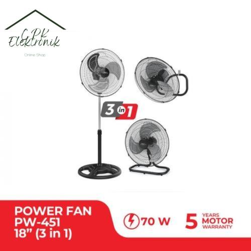Kipas Terbaik Maspion PW-451: Kipas Angin Power Fan Berkualitas