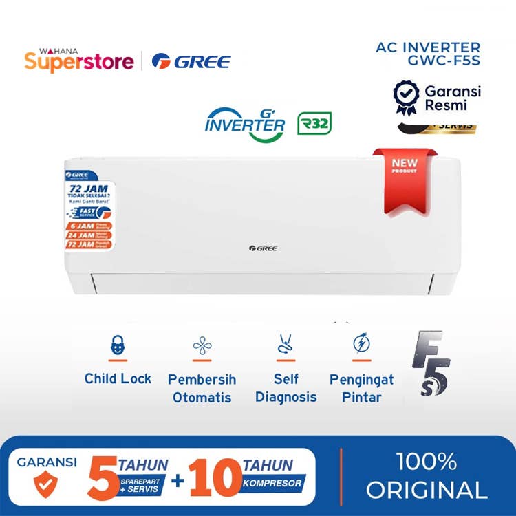 Review AC Gree F5S Series 1 PK GWC-09F5: Pilihan Terbaik