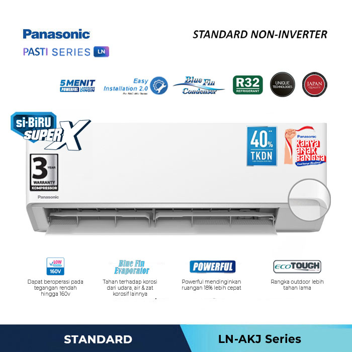 Review AC Split Panasonic 1 PK CS-LN9AKJ: Spesifikasi dan Keunggulan