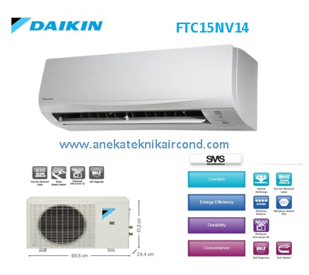 Spesifikasi dan Keunggulan AC Daikin FTC 15NV14
