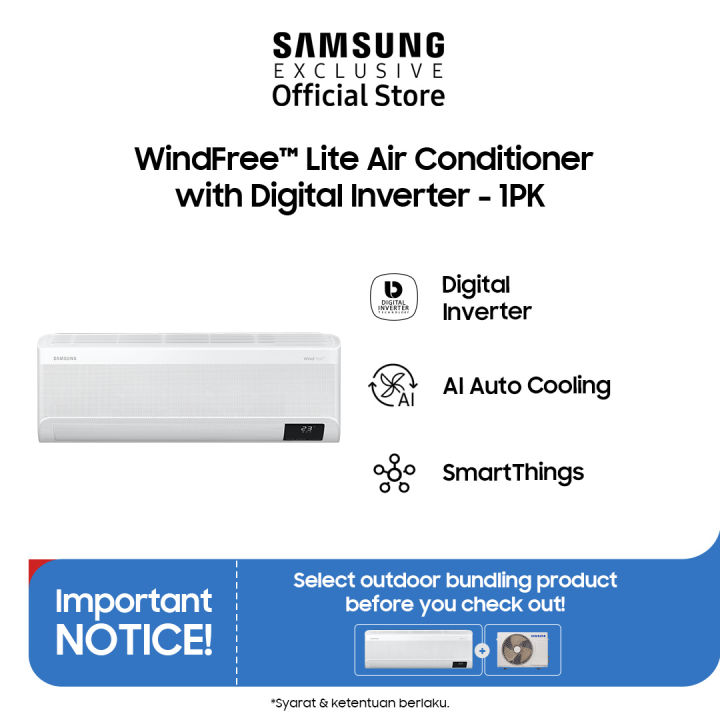 AC Samsung WindFree™ Lite: Pendingin Udara Hemat Energi dan Nyaman