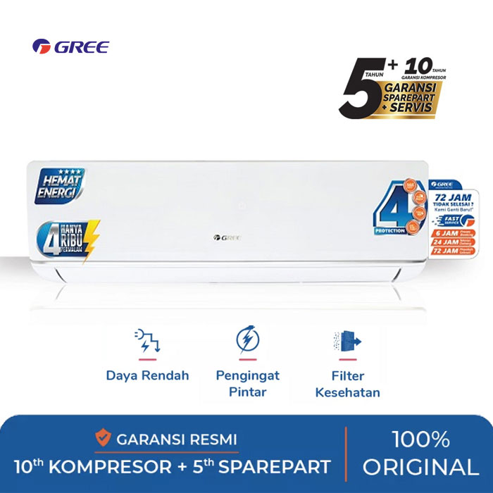 Gree AC Deluxe Low Watt GWC-05C3E: Pendingin Hemat Energi dan Efisien