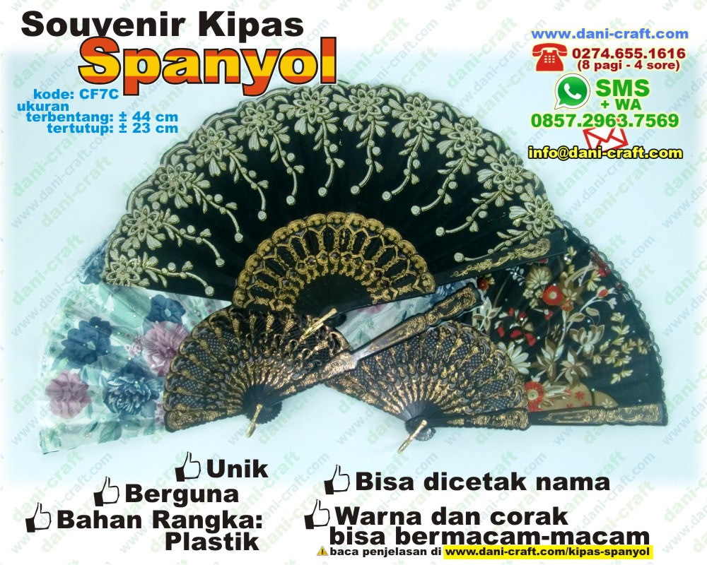 Kipas Spanyol: Sejarah, Desain, dan Fungsinya dalam Budaya Indonesia