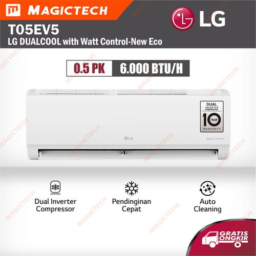 LG AC 0.5 PK DUALCOOL T05EV5: Pendingin Ruangan Efisien dan Ringan