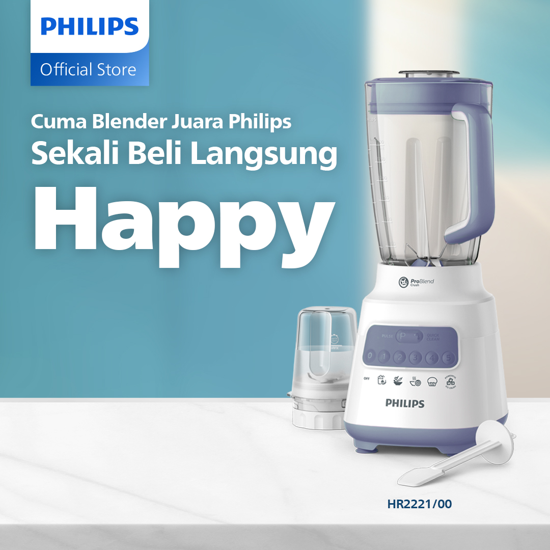 Review Blender Philips HR2221/00 Seri 5000: Pilihan Terbaik