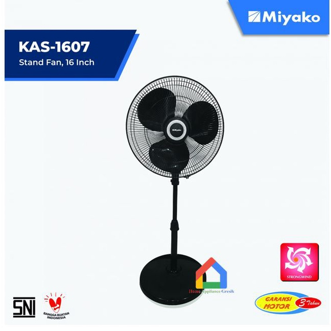 Review Kipas Angin Miyako KAS1607GB: Kualitas dan Fitur Unggul