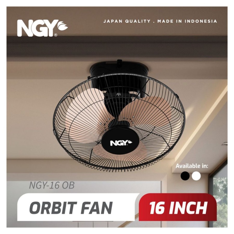 Ulasan Kipas NGY Orbit Fan 16 Inci NG-160B Terbaik dan Lengkap